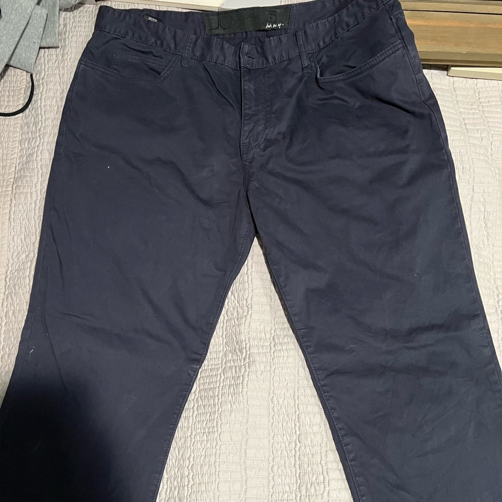 Mens joes 5 pocket chino pants size 38, pants have been hemmed …